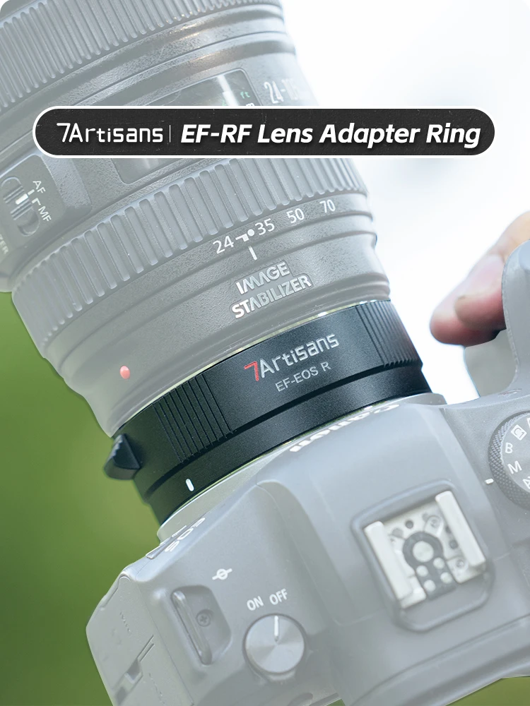 EF-EOSR Auto Focus Camera Lens Adapter Ring Is Image Stabilization Electronic Aperture Control EXIF Information Replacement for Canon EF EF-S Lens to