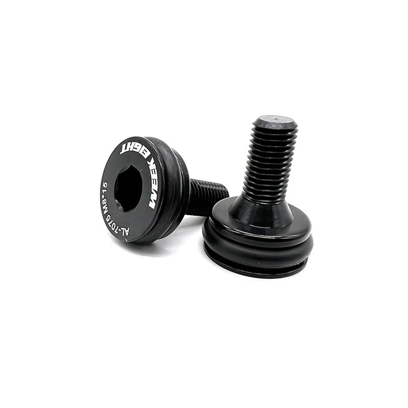 Bike Bottom Bracket Bolts 1 Pair Square Hole Waterproof Sealed M8*15mm for Brompton Aluminum Alloy / Steel