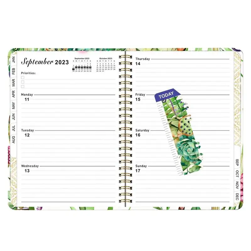 12 Maand Planner 2023 Kalender Boek 2023 Kleine Planner Boek Wekelijkse Maandelijkse Agenda Te Geluk Effectieve Werk - AliExpress