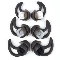 3 Pairs Earbuds Tips For BOSE Soundsport Wileless QC20 QC30 Replacement Noise Isolation Silicone In Ear Earphones S/M/L