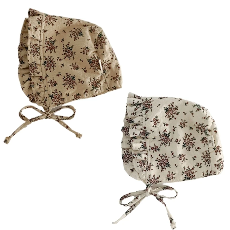 

Симпатичная шапка с кружевной окантовкой для защиты ушей в лесном стиле для девочек, модная шапка с наушниками для девочек с