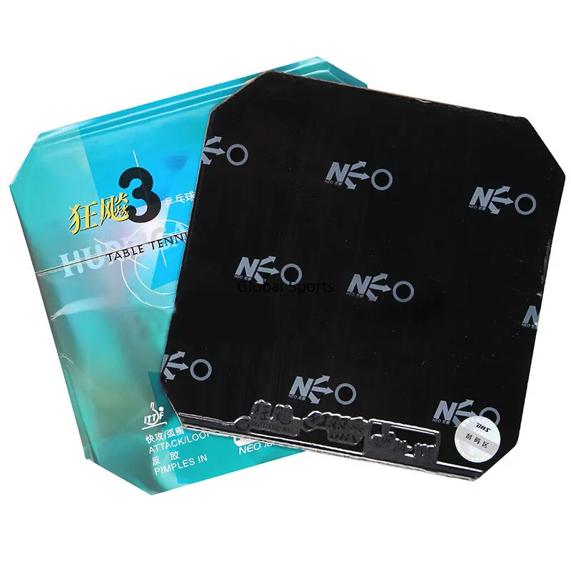 Original DHS Hurricane 3 NEO HURRICANE 3 Table Tennis Rubber Hurricane-3 Pips-in Original DHS Ping Pong Sponge table tennis rubber