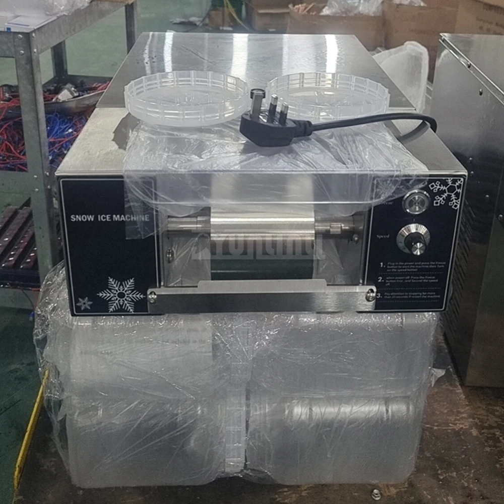 プロのスノーフレークアイスクリームマシン、4バレル、レインボー