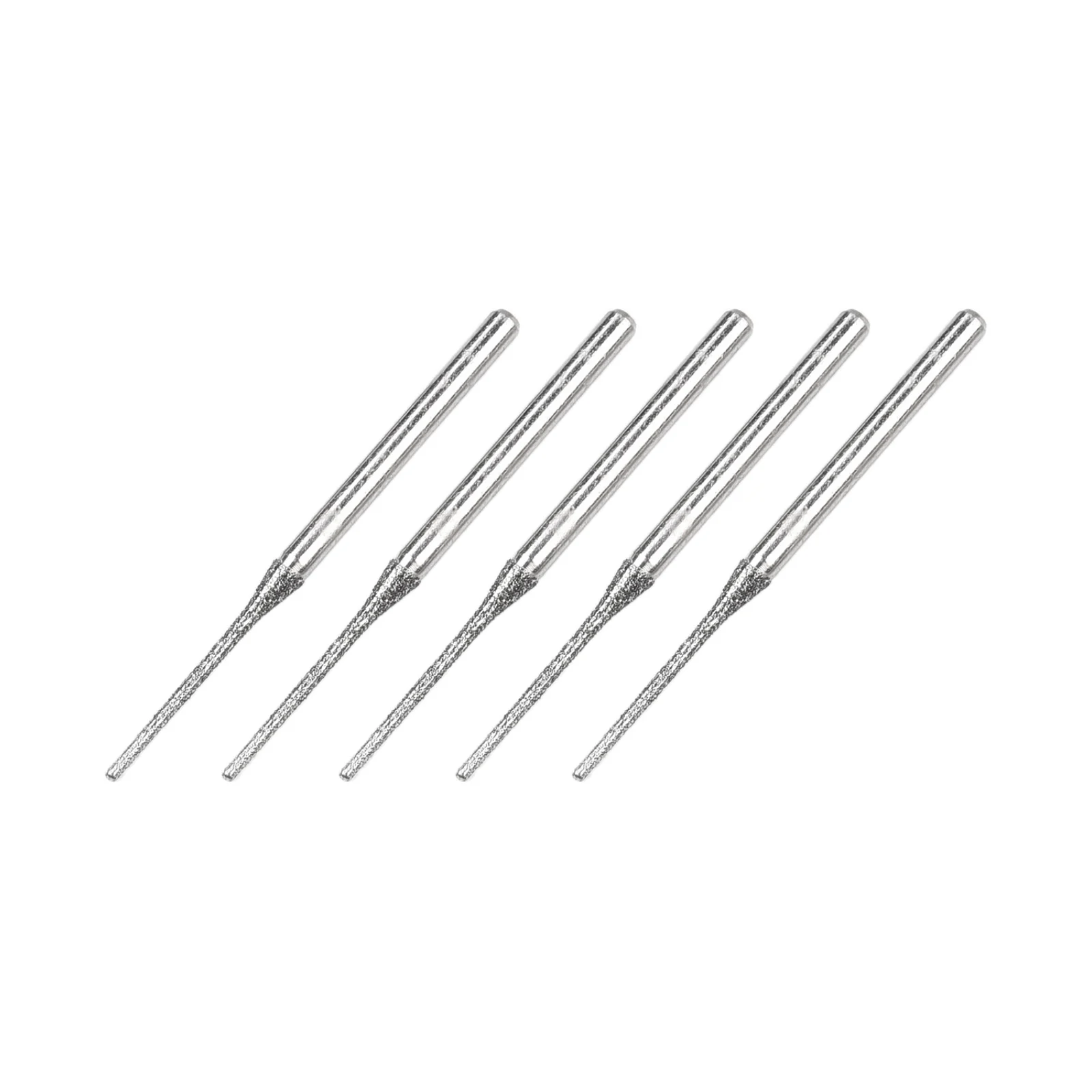 

5pcs 0.8/1/1.2/1.5/1.8/2/2.5mm Diamond Coated Drill Bits With 2.35mm Shank For Glass Jade Amber Jewelry Glass Drill Bit