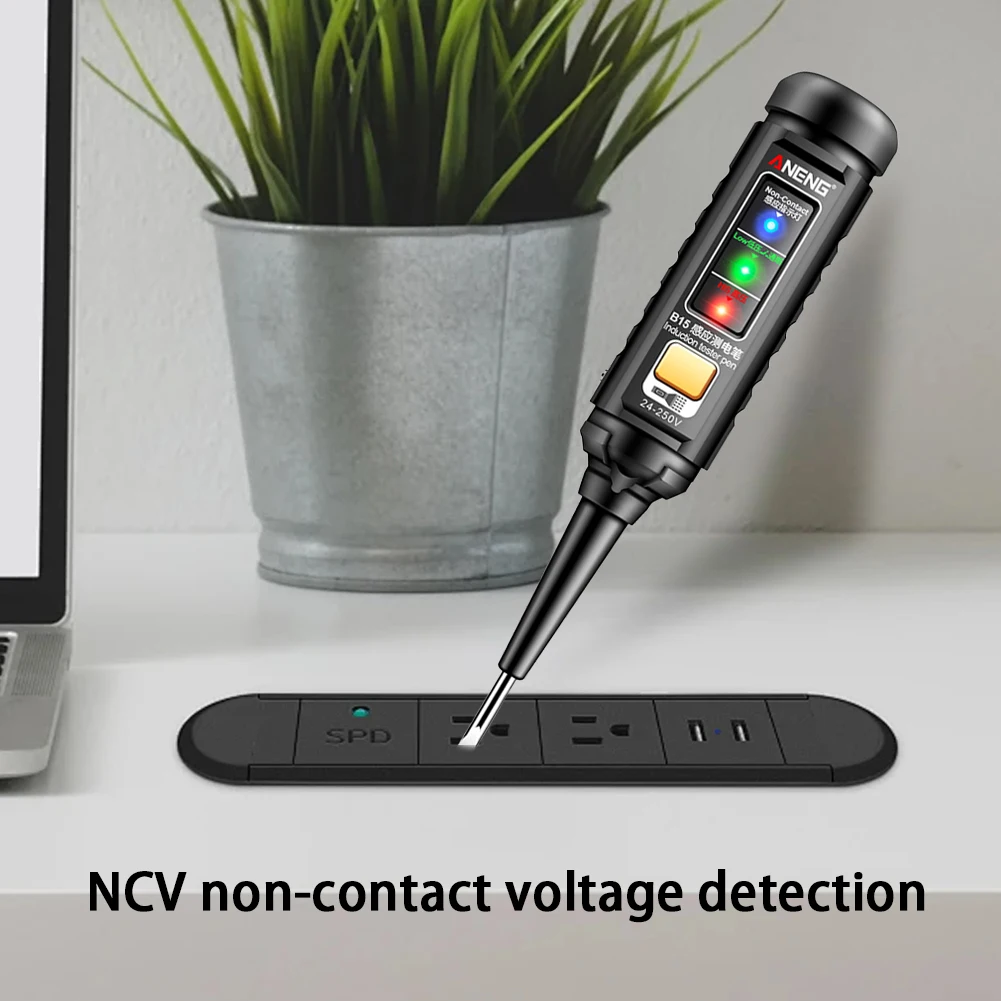 Circuit Test Pen ANENG B15 Induction Teste Pen Highlight Color Light Professional AC Voltage Detection Electrician Screwdriver Testing Tools