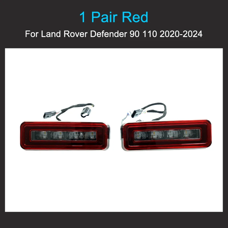 1 Pair red