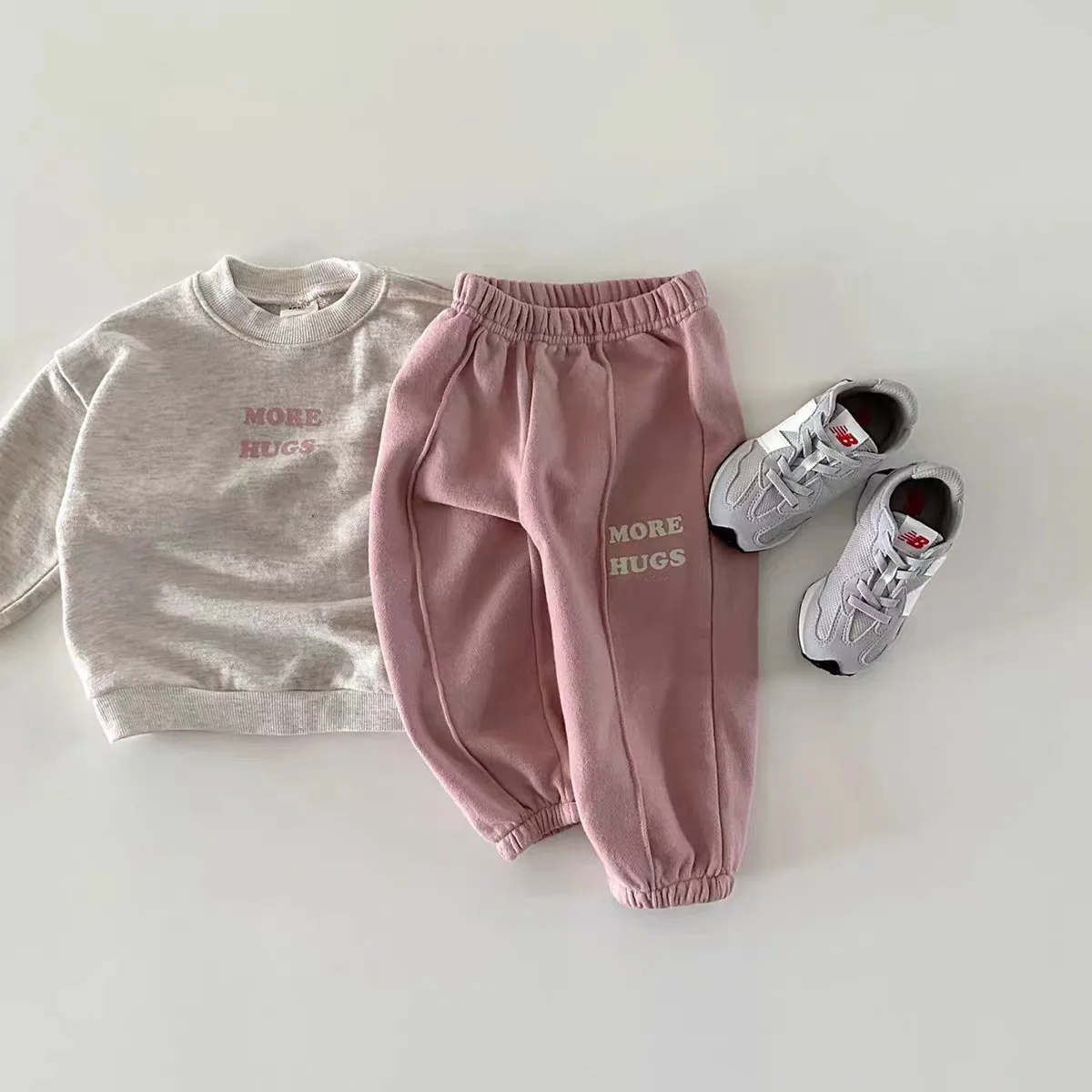 Baby Outfits Autumn New Long Sleeve Clothes Set Boy Girl Letter Print 2pcs
