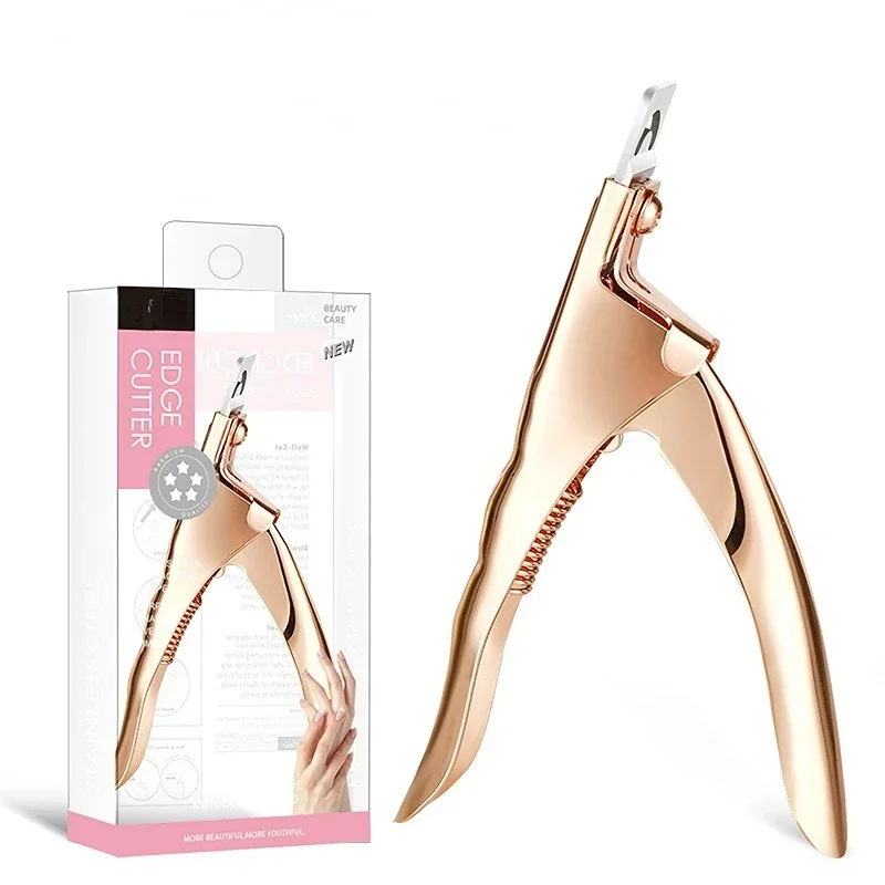 Fake Nail Cutter Professional Nail Clippers Straight Edge Acrylic Clipper Tips Manicure Cutter Guillotine Cut False Nails nail clipper nail clippers manicure nail clipper set nail clipper set nail clippers kit