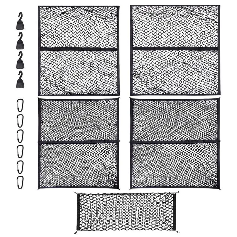 

car Universal Trunk Net Elastic Luggage Net Cargo Organizer Storage Nylon Mesh Nets Stretchable Car Interior Mesh Network Pocket