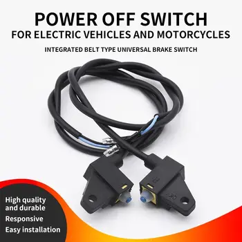 Parti del freno anteriore/posteriore nero accessori per veicoli elettrici interruttore del freno a disco interruttore del motociclo interruttore di spegnimento