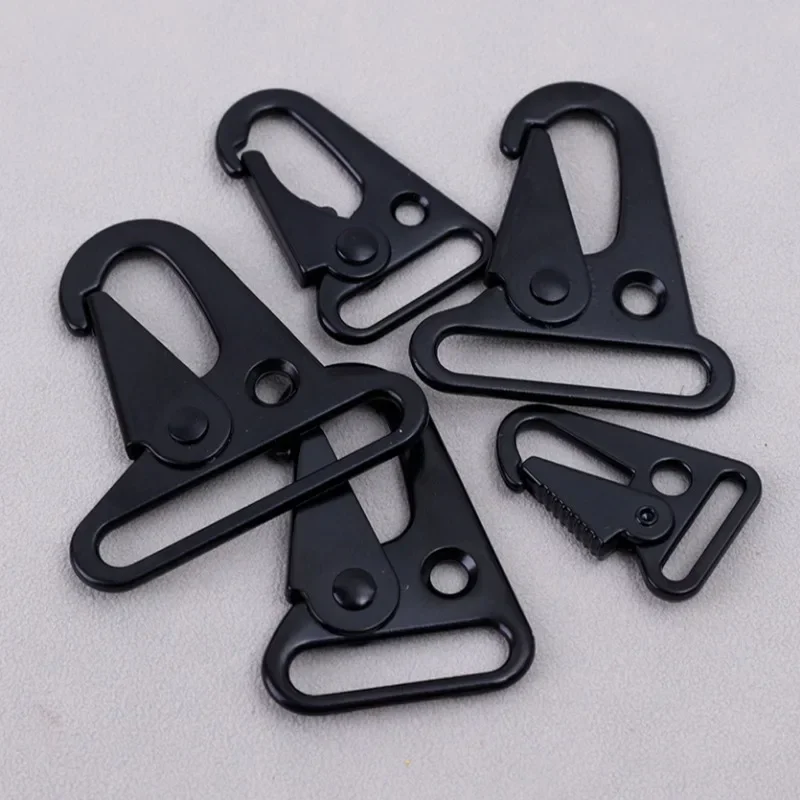 Bag Black Eagle Beak Buckle Lock Simple Metal Hawkbill Carabiner Convenient Flat Mouth Luggage Buckles Alloy Connecting Fastener