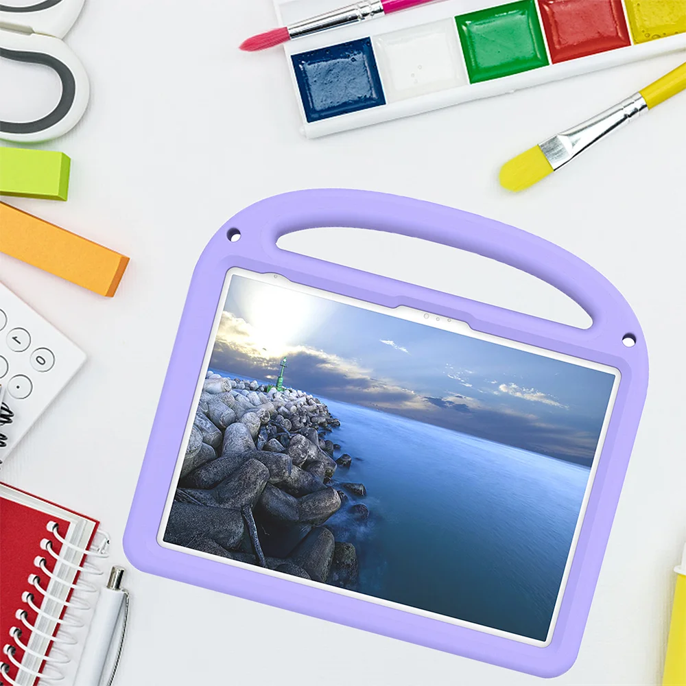 Whimsical EVA Tablet Case with Built-in Pen Slot - Durable and Fun Design