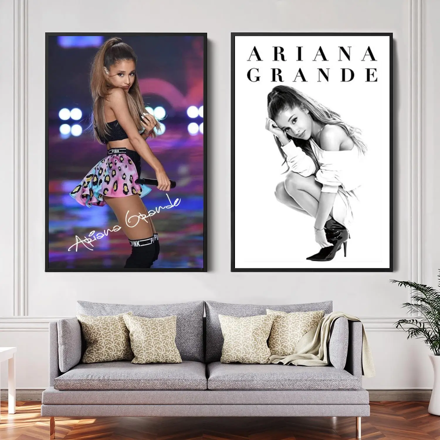 Black White Pictures Ariana Grande | Popular Song Ariana Grande Lyrics -  Decorative - Aliexpress