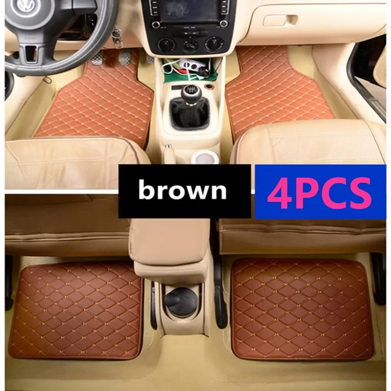 자동차 가죽 방수 플로어 매트, 범용 BMW 시리즈 X5 F15 F31 E39 520i E60 F07 GT F10 520d E39 530d