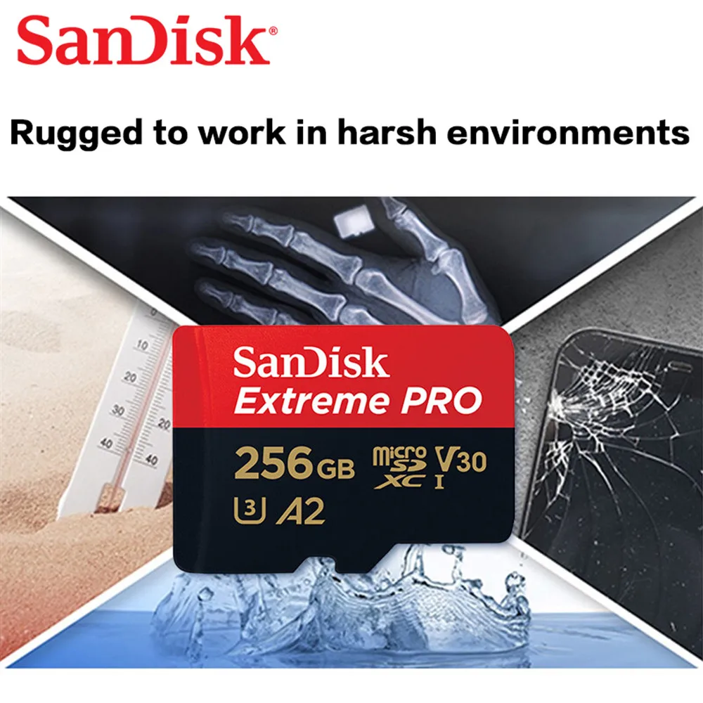 SanDisk Extreme Pro 1 ׶Ʈ 512 Ⱑ Ʈ 128 Ⱑ Ʈ ÷ ī TF ޸ ī SDXC UHS-I 400 Ⱑ Ʈ 256 Ⱑ Ʈ 64 Ⱑ Ʈ U3 V30