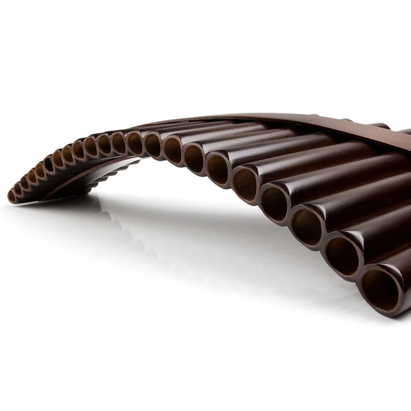22 Pipes High Quality G Key PanFlute Pan Pipes Diagonal Wooden Strip Instrument Chinese Traditional Musical Instrument Bamboo