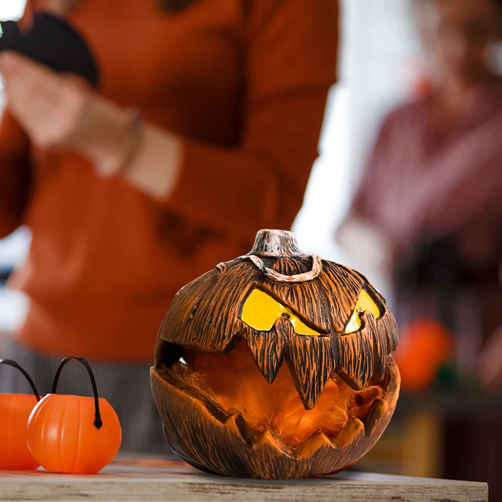 LuxRoyale Halloween Pumpkin with Motion Sensor