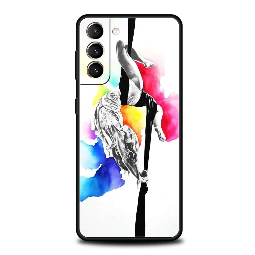 Artistic Gymnastics Watercolor Soft Silicone Phone Case