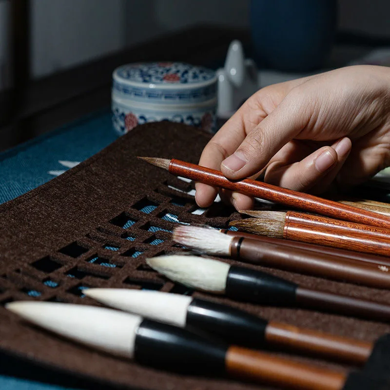 清筆shanshui ShanLianHuBi Chinese Calligraphy Painting Brush Set For