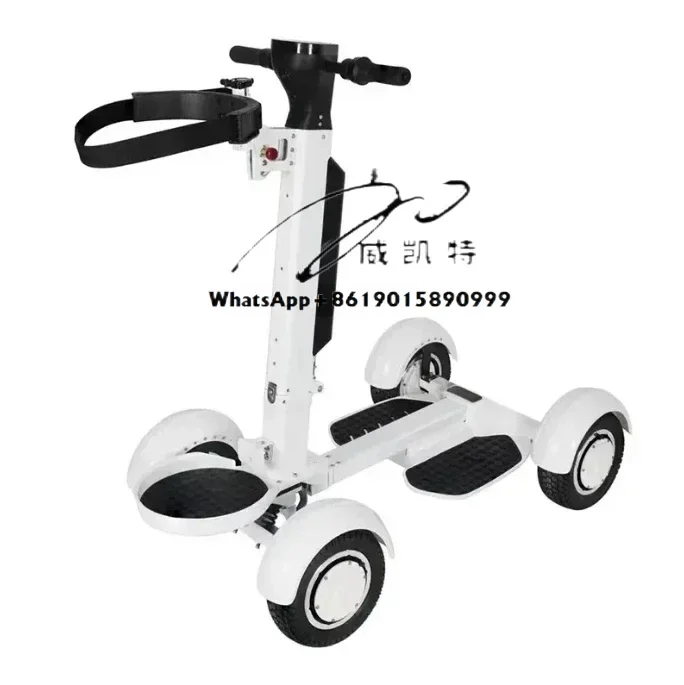 4-wheel electric foldable golf bag scooter 40-60 kilometers