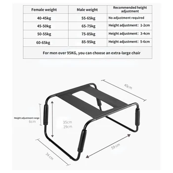 BDSM Adjustable Height Sex Chair Toy For Couples Add Sex Pleasure Assistance Stool Female Masturbation Waterproof Sex Furnitures 6