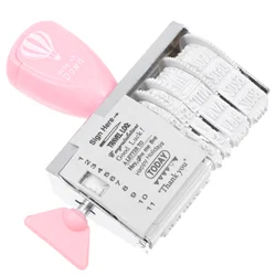 Seal Diary DIY Planner Stamp Walker Postage Stamps Useful Date Plastic Postage Stampsing Roller Knob Postage Stamps