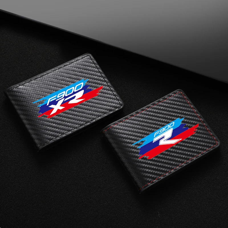 

Carbon Fiber Motorcycle License Plate Bag Credit Card Holder For BMW F900R F900XR 2020 2021 2022 F 900R 900XR Accessories