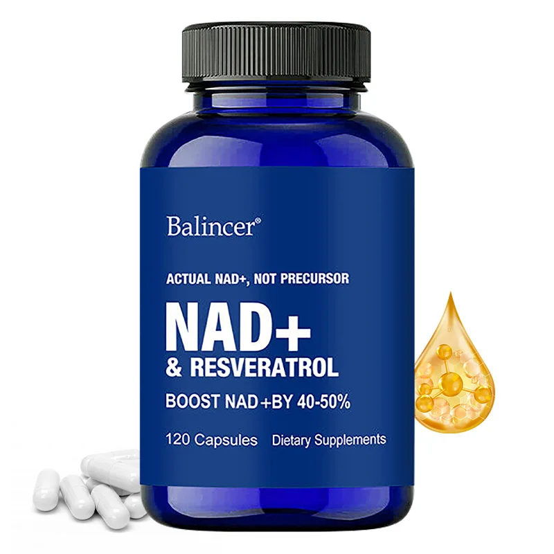 NAD+ Resveratrol Supplement for Energy Focus Memory