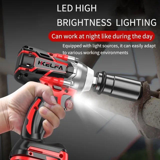 6926-6846b0.jpg 520N.M Brushless Electric Impact Wrench Impact guns 1/2 Reverse Cordless Electric Wrench for Makita 18V Battery Power Tool