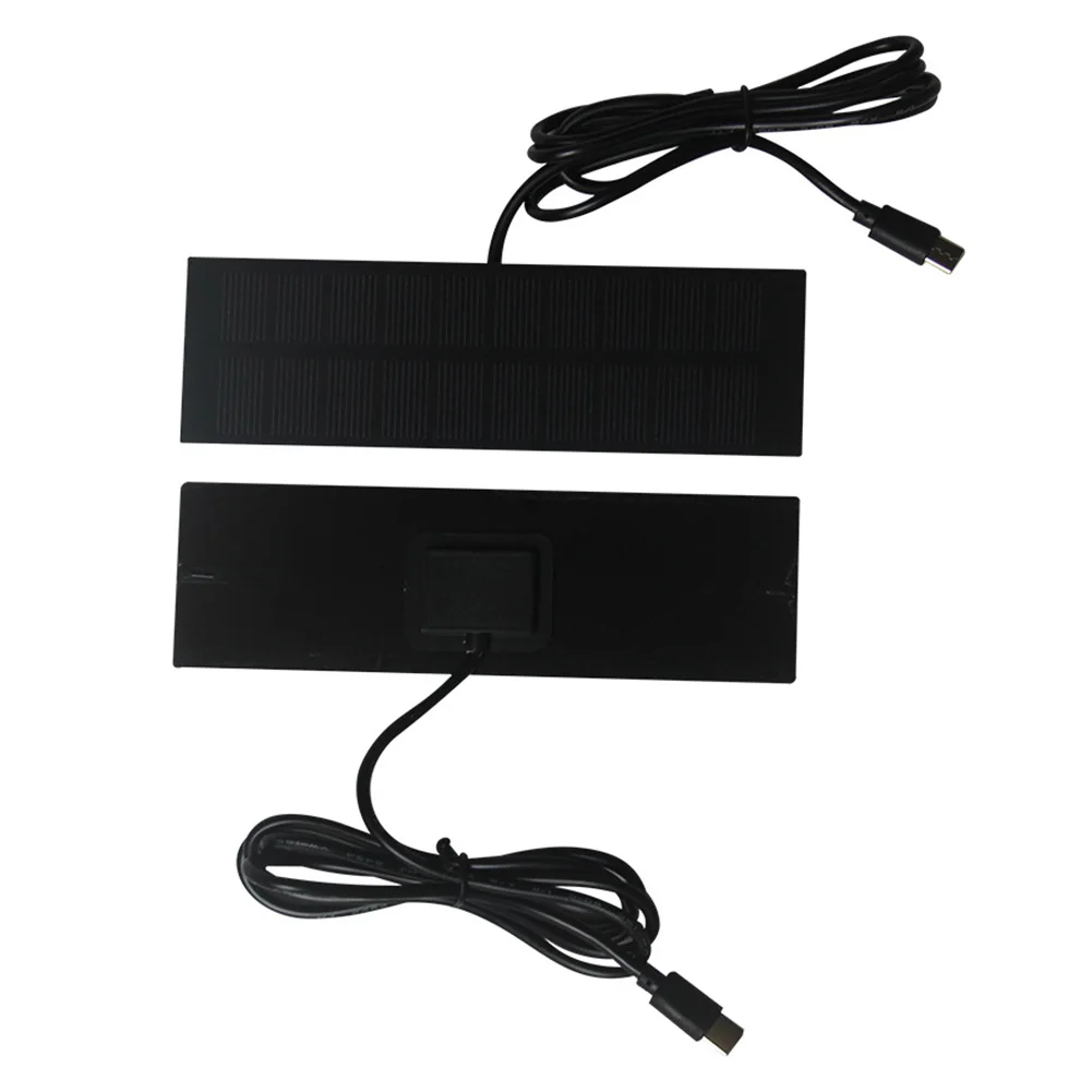 Compact 1W 5V Solar Charging Panel with Type C Output, Lightweight Design