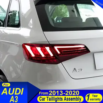 Audi A3 Sportback 2013–2020 LED Tail Lights Assembly | 8Y LCI Design Upgrade | Full LED Plug & Play | ABS/PMMA/PC | Red | Left & Right Set