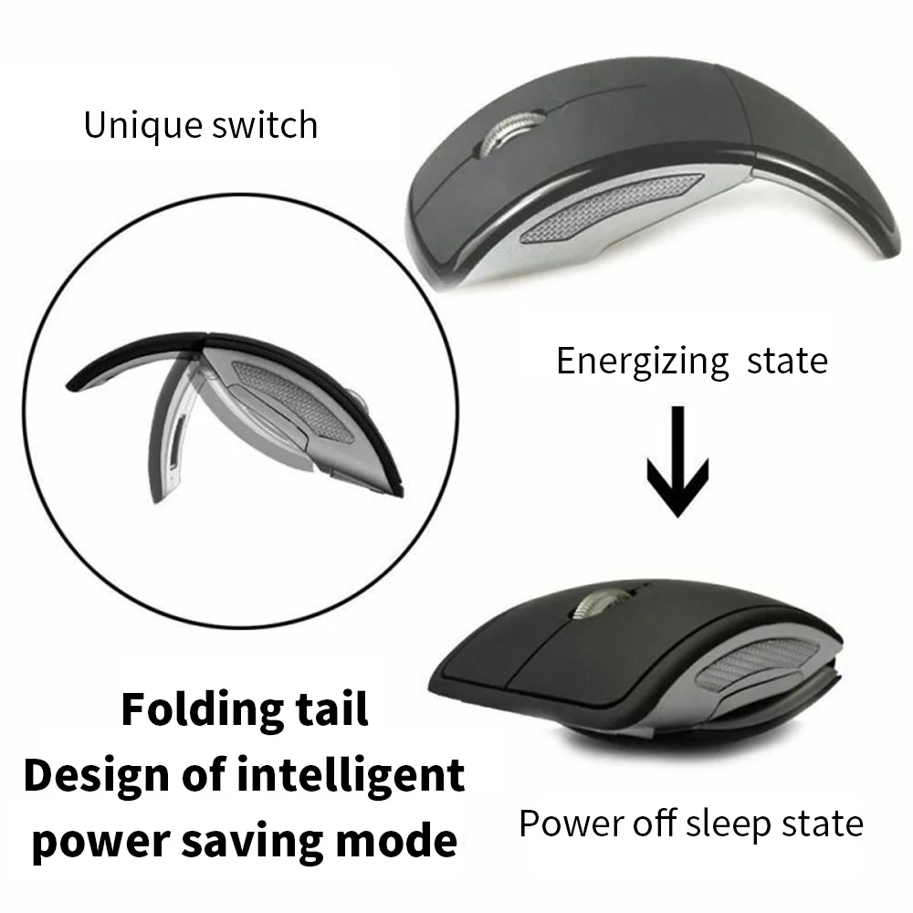 best wireless mouse Wireless Mouse Computer Mouse Foldable Folding Optical Mice Bluetooth Mouse for Laptop Computer PC 2.4 GHz Wireless Mouse wired gaming mouse