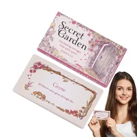 Oracle Cards Classic Secret Garden Games 40Pcs Tarot Cards English Family Gathering Game Card for Gathering Party 2