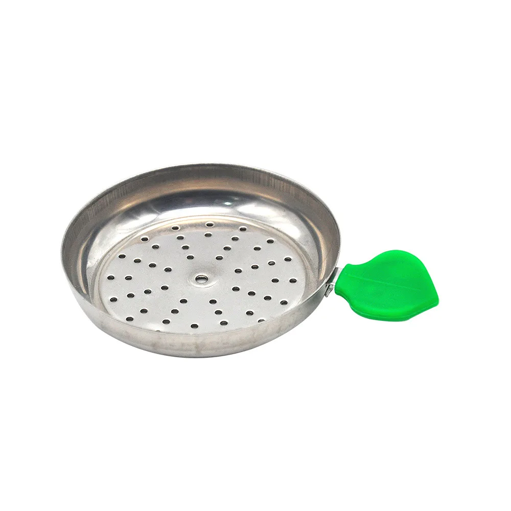1 Pcs Shisha Hookah Charcoal Metal Screen Apple Leaf Shaped Silicone Handle Narguile Water Smoking Accessories hookah accessories