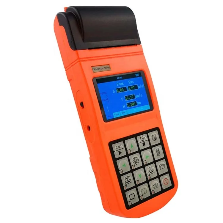 GA-3820 Portable Probe Vibration Meter Digital Velocity Vibration Analyzer 4