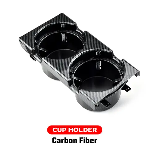 New Double Hole Car Styling Front Center Console Storage Box Coin + Cup Holder For Bmw 3 Series E46 323i 318I 98-06 51168217953 - Image 13
