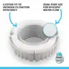 6 or 12PCS Compatible Foam Pad Fit for Fluval FX4 / FX5 / FX6 Aquarium Filter 2