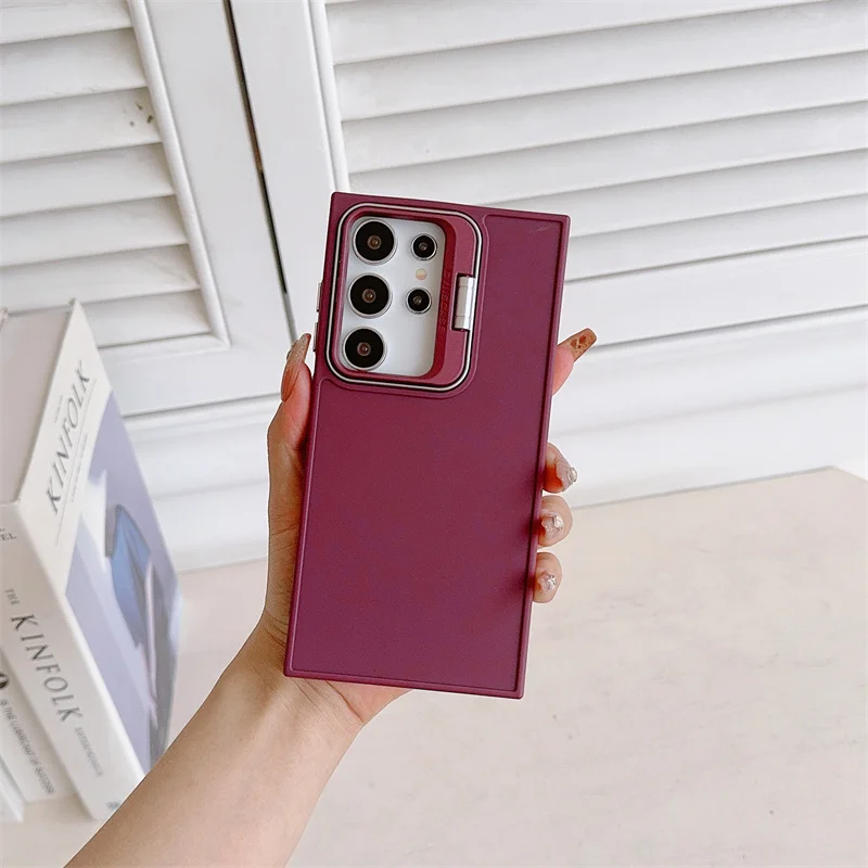 Enhanced Plastic Holder Phone Case – Durable Protective Cover for Samsung Galaxy Phones