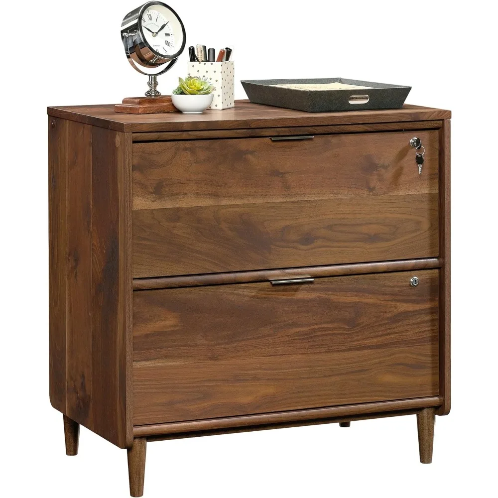 

File Cabinet,Clifford Place Lateral File style Grand Walnut Finish18.5"D x 29.53"W x 30.25"H Lockable File Cabinet