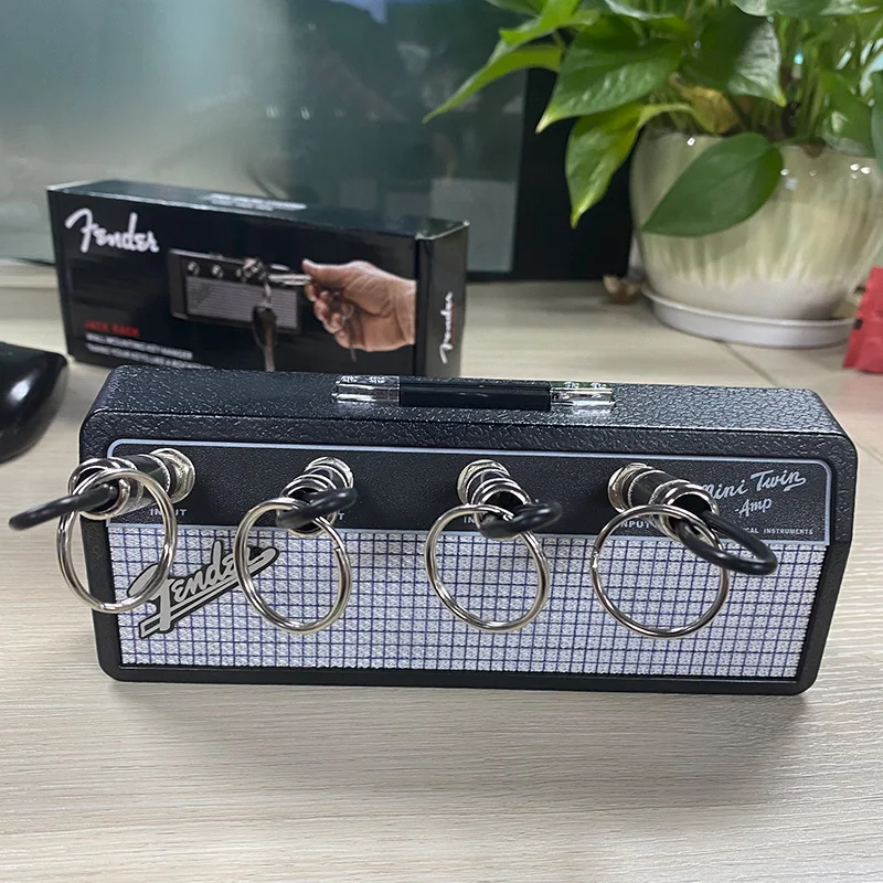 Fender Blues Music Key Storage Jack Rack Key Holder Guitar Wall