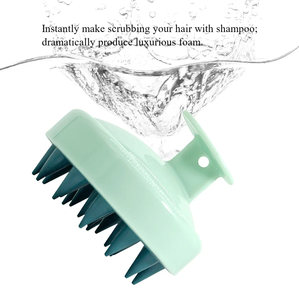 Silicone Shampoo Brush Head Scalp Massage Comb Body Massage Brush Bath Shower Brush Hair Washing Combs Salon Hairdressing Tools Best Sellers In Beauty & Health