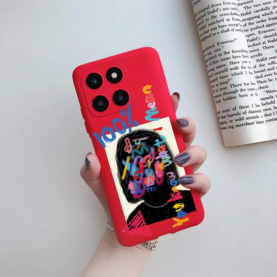 Custodia Per Honor X6a Con Stampa Animali Cane E Gatto – Cover A Libro Con Chiusura Magnetica E Portacarte