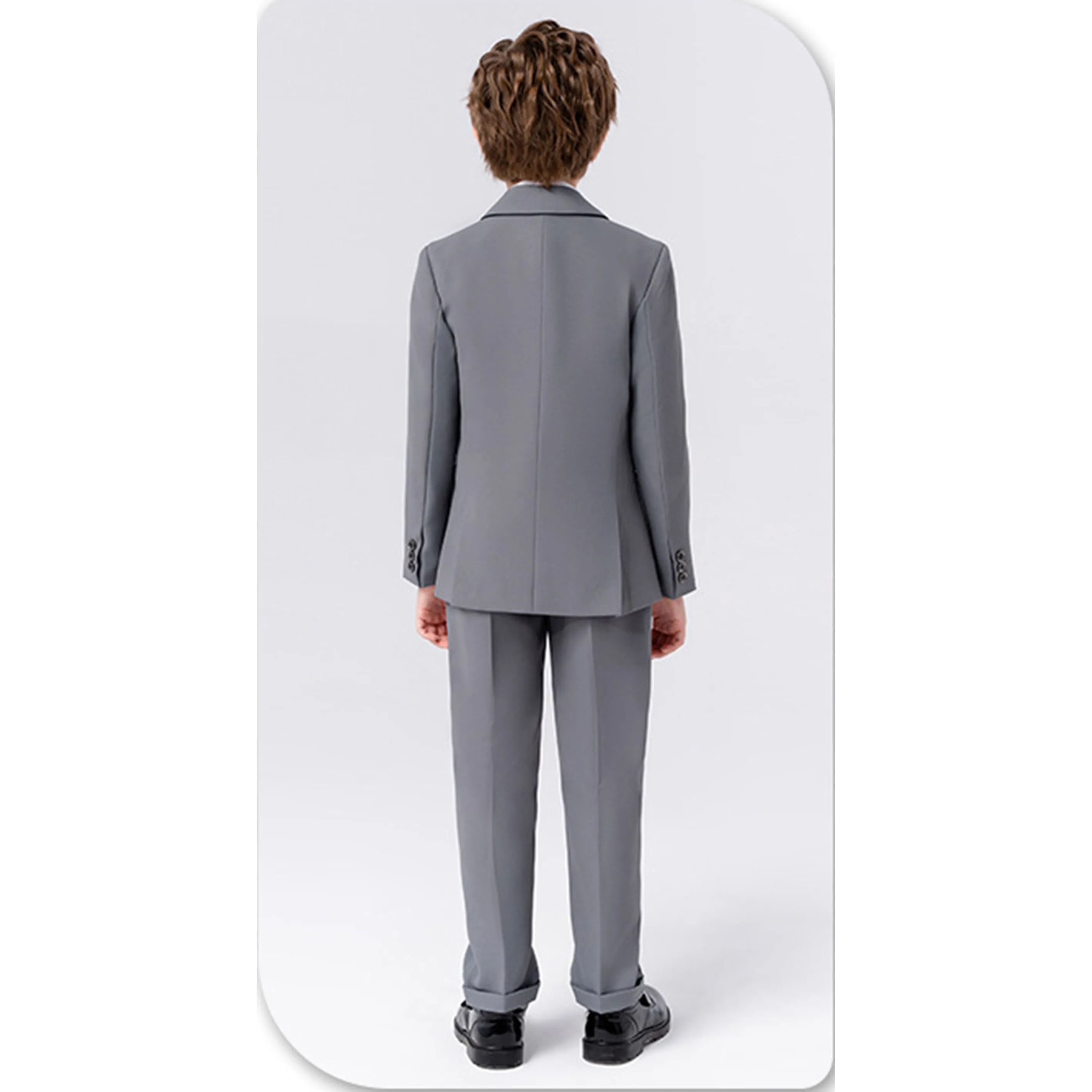 Toddler Classic Boys'Formal Suit Set Kids Formal Outfit Boys Formal Dresswear Vest Set 6