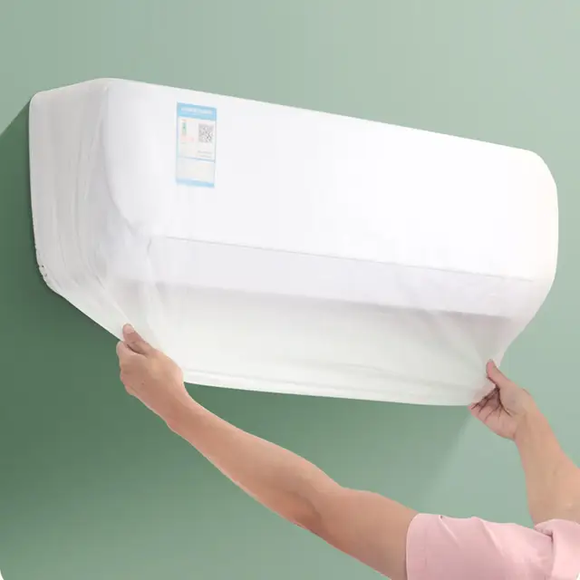 Housse anti-poussière pour climatiseur intérieur, 86x31cm/95x31cm, housse de protection murale tout compris pour climatiseur 1