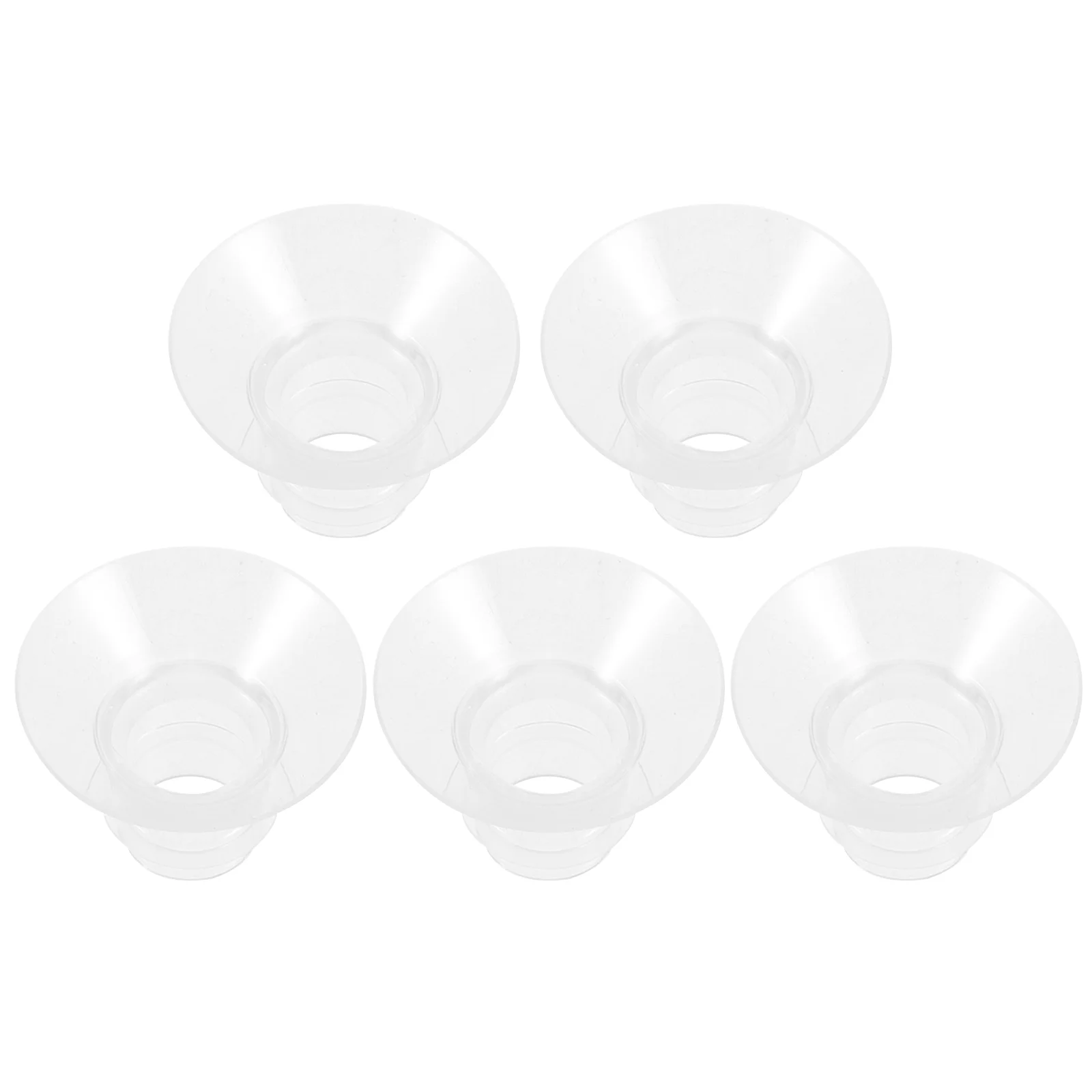 

5 pcs Silicone Flange Inserts Replacement Breast Pump Flange Insert Wearable Breast Pump Parts