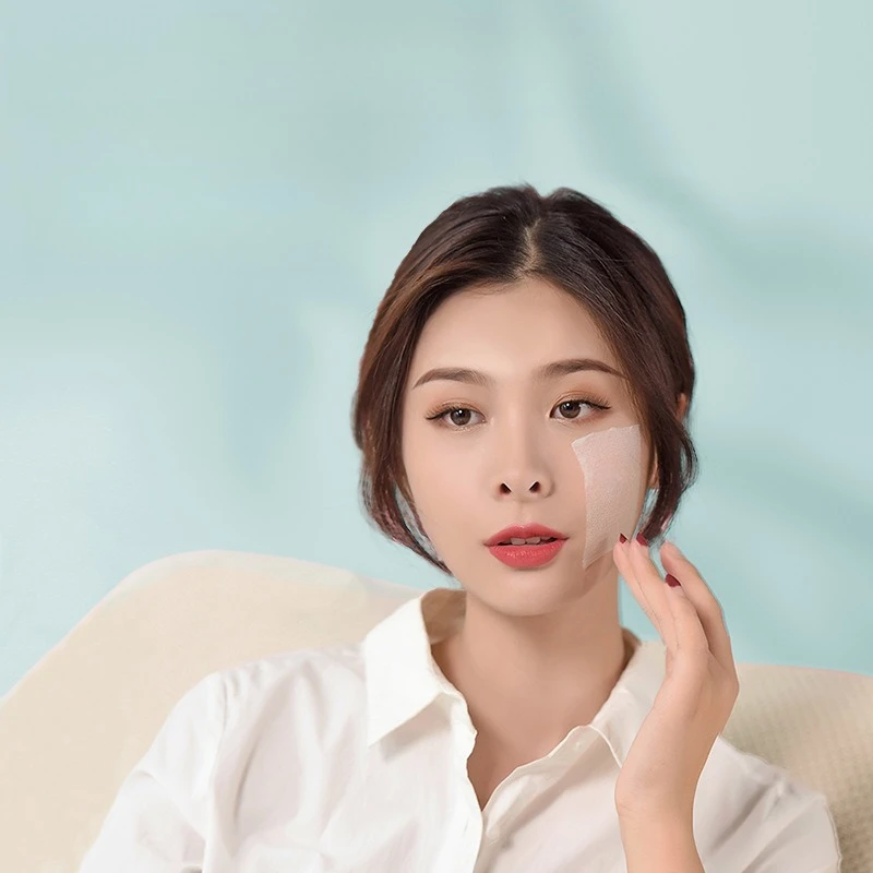 Water-Saving Softening Makeup Cotton Storage Box - Double-Sided Diamond Cosmetic Cleansing Cloth, Thin Sheet for Toner Mask