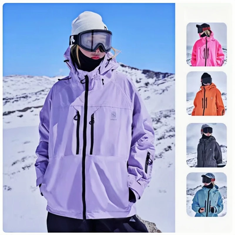 APVCX Winter Warm Snow Sport Men Women Ski Set Outdoor Mountain