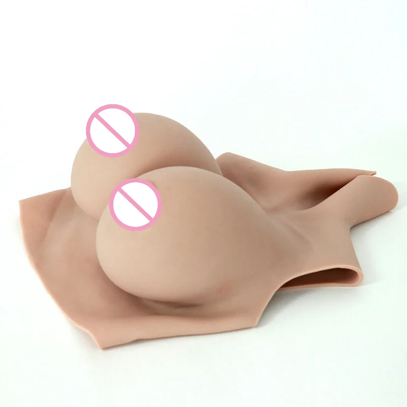 Silicone Breast Plate Fake Boobs Forms H Cup Suit for Crossdresser Bras for Women Activity Play Costume