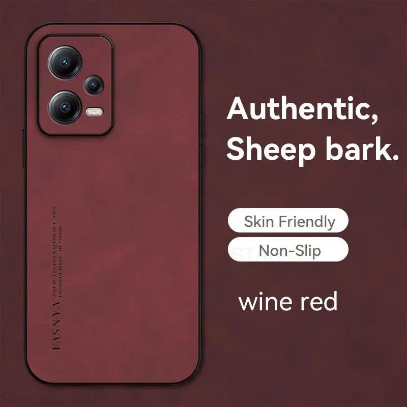 Luxury Sheepskin Leather Smartphone Back Cover