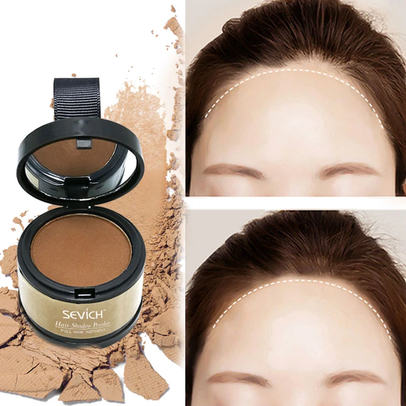 Waterproof 13 Colors Hairline Powder 4g Hair Root Cover Up Instant Modified Repair Hair Shadow Powder Makeup Concealer hair building powder hair coloring product